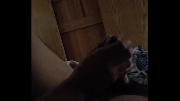 Masajeandome la verga