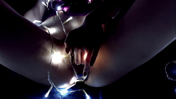 New Year's greetingfrom a_Beautiful girl. Anal Plug Masturbation