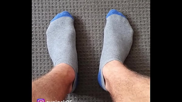 Taking off my jock socks to see my feet 