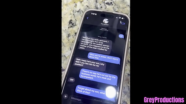 Fucking my assistant while my step son watches 