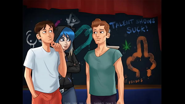 Summertime saga cap 70 mi profesora milf hace twerk para mi con su enorme culo 