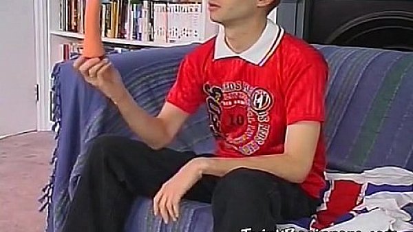 Sexy boy masturbates on the couch 