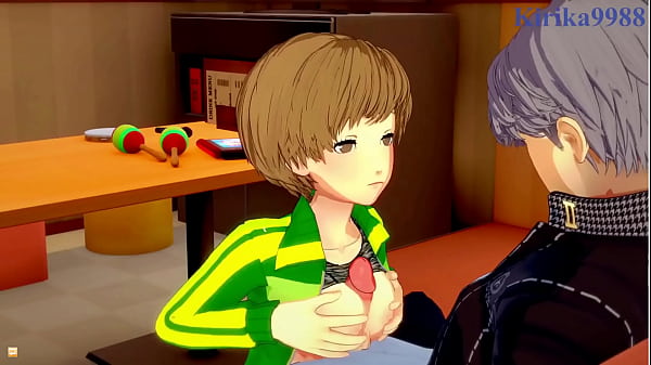 Chie Satonaka and Yukiko Amagi_and Yu Narukami_intense_sex Persona 4 Hentai