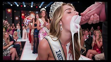 A Beauty Contest Went Wrong And Turned Into A Blowjob And Cum Eating Contest! (ai Generated) thumbnail
