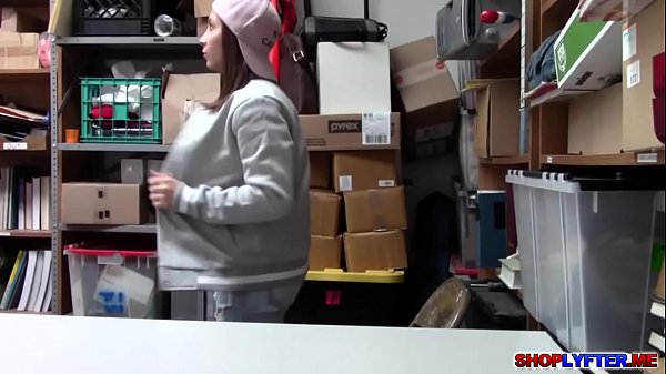 Teen hayden caught in act smuggles a bottle of l into her purse