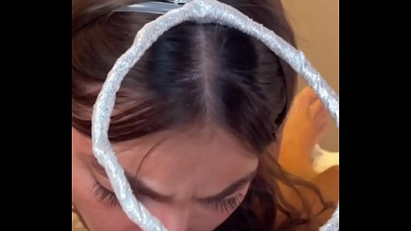 Recording my ex with mobile while she gives me sloppy deepthroat blowjob 