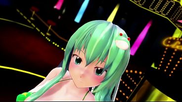 【MM3077】Sanae Futanari Masturbation Dance