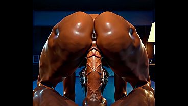 Muscular woman riding the fuck out that dick Anime AI-Generated 