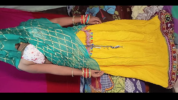 Rajasthani_Bhabhi had a lotof fun_after taking offher lehenga from her brother inlaw full 4K video
