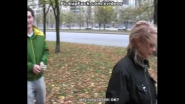 Play MP4 - Blonde fucked for 200 bucks on the street