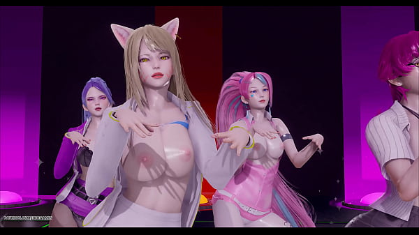 Play MP4 - &lbrack;MMD&rsqb; CHUNG HA - Snapping Hot Kpop Striptease Ahri Akali Kaisa Evelynn Seraphine KDA 4K 60FPS League of Legends Uncensored Carton Hentai