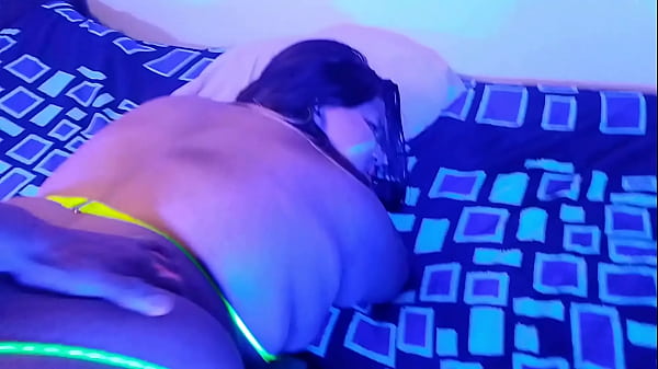 With her big ass bbw fucks in an amateur video with her hot husband while she moans and screams for him to put it harder in her latina pussy thinking about anal sex she gets wet and asks him to serious her dark ass in pov and spank her hard