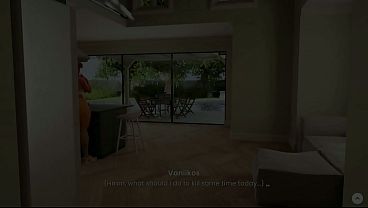 Nonton Bbw Step Mom Milf With Huge Tits And A Big Fat Ass Gives Tit Job To Big Cock Step Son In The Kitchen | Mansion Days | 3d Taboo Game thumbnail