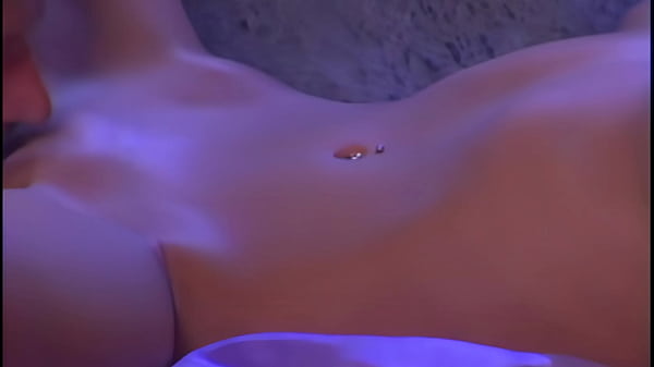 Natasha plays with her nice big tits and tight pussy while in lingerie 