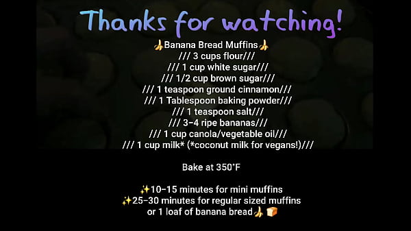 Banana bread recipe full recipe at the end topless cooking with kyra hellfire 