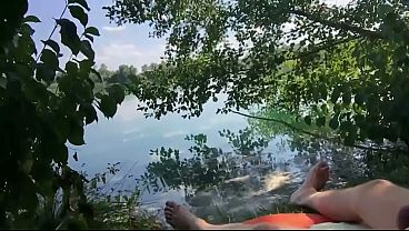 Abspritzen am see 1