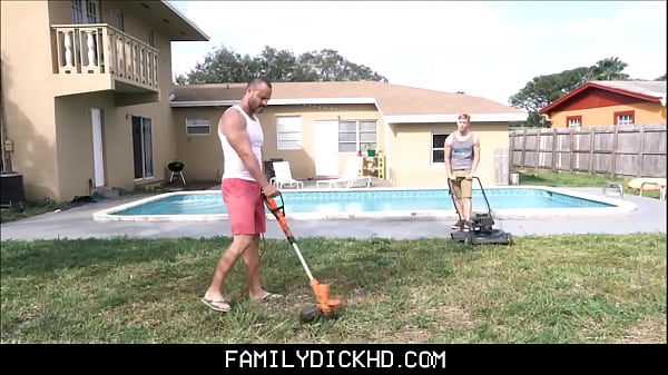 step Father & Sweaty Outdoor Fuck 