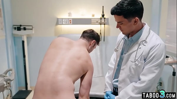 Dirty gay doc lured his patient into sensual anal fuck 