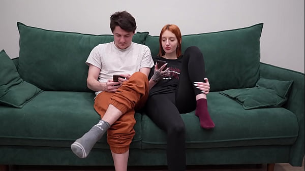 Front and back two_men didnt give_her a break