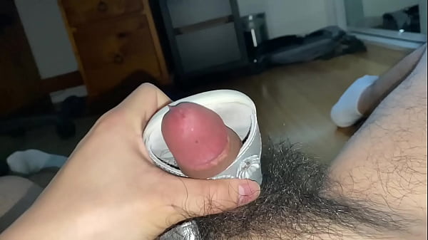 Cum dump into_silver_sandals