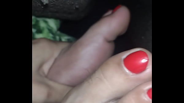 Playing at night with your feet