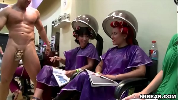 CFNM Party In The HairySalon
