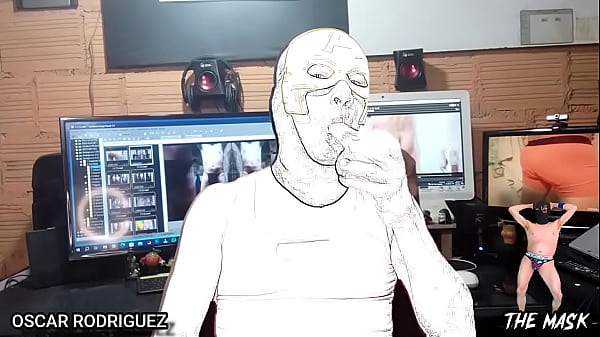 la mascara se pela el culo en publico 