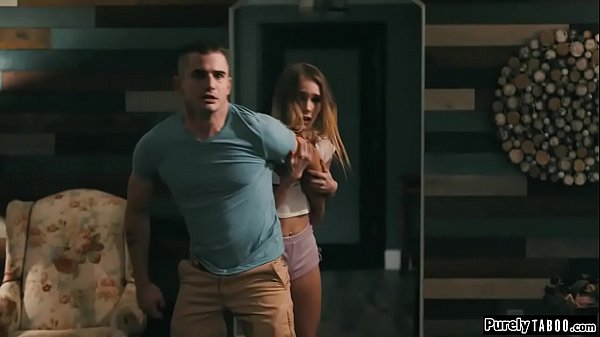 Two friends watching tv when they hear a sound in the other guy checks it out but upon returning he sees his jealous ex girlfriend behind his wants to see them fuck each other