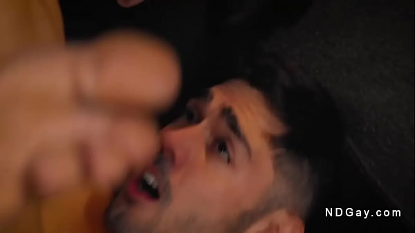 Blindfolded frat gay Cameron Neuton deep throat sucks big dick to Nico Coopa then anal fucks Nico balls deep in various positions and cums 