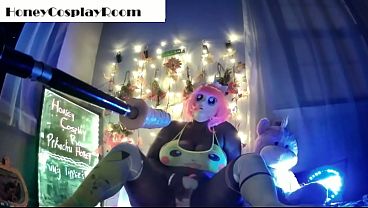 Honey0811 @honeycosplayroom Japanese Anime,hentai, Pikachu Honey- Pt2- Very Horny Big Titty Girl Plays With Dildo thumbnail