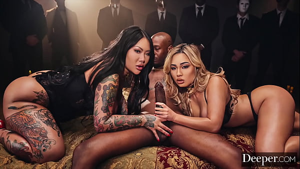 Deeper. BBC Hungry Baddies Kazumi And Connie Perignon Get Disciplined At Sex Party