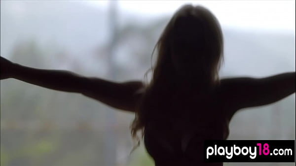 Absolutely gorgeous blondie Anna Sophia Berglund showing her_massive tits