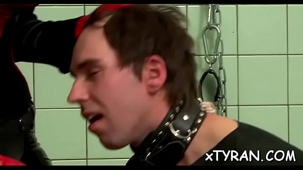 Dude's throat screwed with toy 