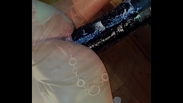 Sissyslut Kandi Kane Slides A 15" Big Black Cock Up Her Asspipe 