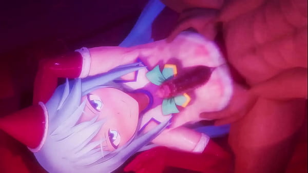 Konosuba A Aqua le gusta la_Navidad_y follar