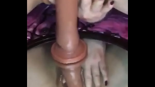 Play MP4 - rides huge 12 Inch Dildo