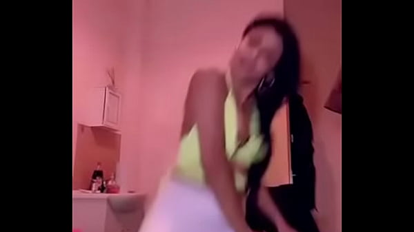 Tit falls out while she is dancing online