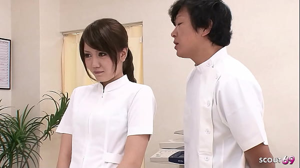 Japanese TeenNurse talk to Double Creampie MMF 3SomeSex by_Doctors_in JapanHospital in Uncensored_JAV Porn