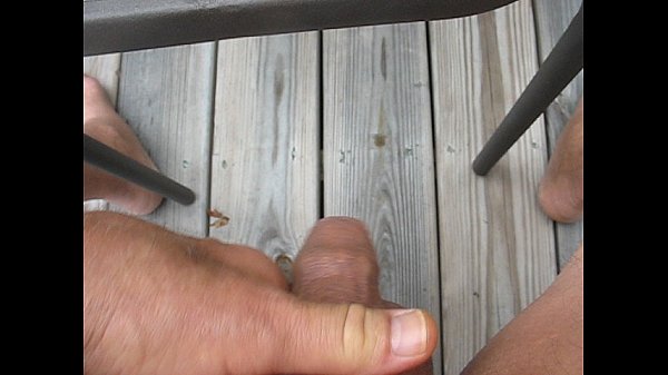 Play MP4 - 65 year old male masturbates and cums outside