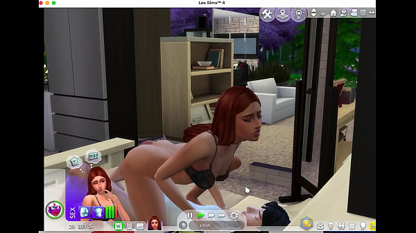 Pelirroja guapa y conocido vecino sims 4 