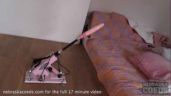 Pretty euro teen casting with fucking machine robot