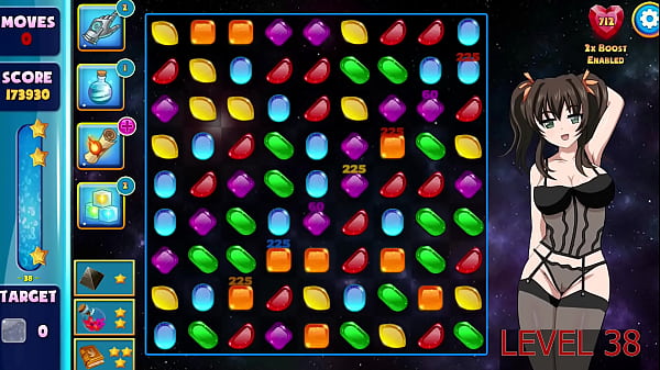 Gameplay Nutaku Honey Crush 