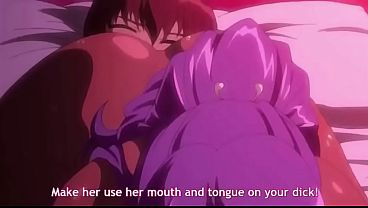 Dark skinned hentai babe receives a load 