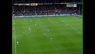 Selecci&oacute;n de Catalunya vs Selecci&oacute;n argentina f&uacute;tbol 1ra parte 