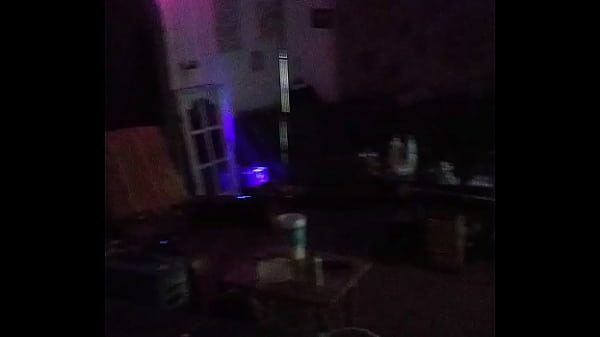 Striper pole in living room