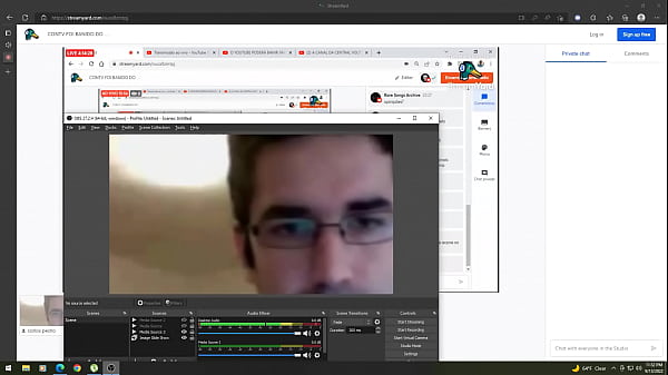 Mostrei tudo na live do xvideos 