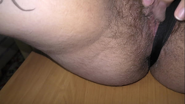 Hairy BBW_girl in a lewd bikini get covered in a dirty body writings_like in hentai! - Milky Mari