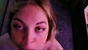 He made me come and filled me up twice: Milk in my mouth and creampie in my ass 