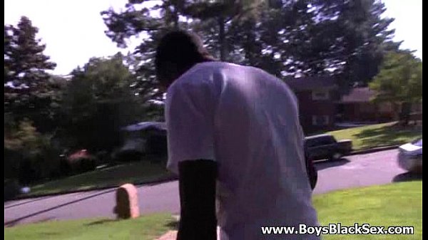 BlacksOnBoys - Gay blacks fuck hard white sexy twink 16