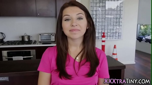 Petite teen dribbles cum video thumbnail